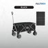 ALLTREK รถเข็นพับได้สำหรับตั้งแคมป์กลางแจ้งขนาด 90 ลิตร (สีกากี)