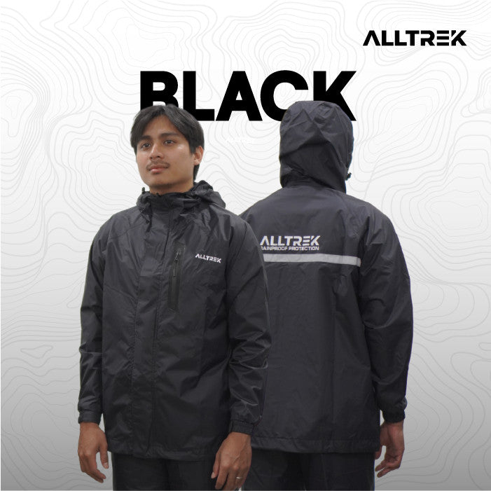 ALLTREK NAVIA Taslan เสื้อกันฝนเสื้อกันฝนกันน้ำกลางแจ้ง