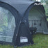 ALLTREK เต็นท์กระโจม สีดำ Pop Up เต็นท์พักพิงแปดเหลี่ยมกลางแจ้ง