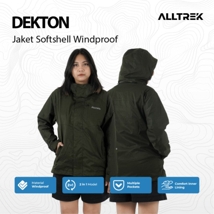 ALLTREK Jacket Outdoor DEKTON Softshell Jaket Windproof