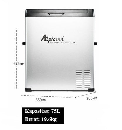 ALLTREK Multi-Function Car Mini Freezer ตู้เย็นแบบพกพา 12v/24v - 25L