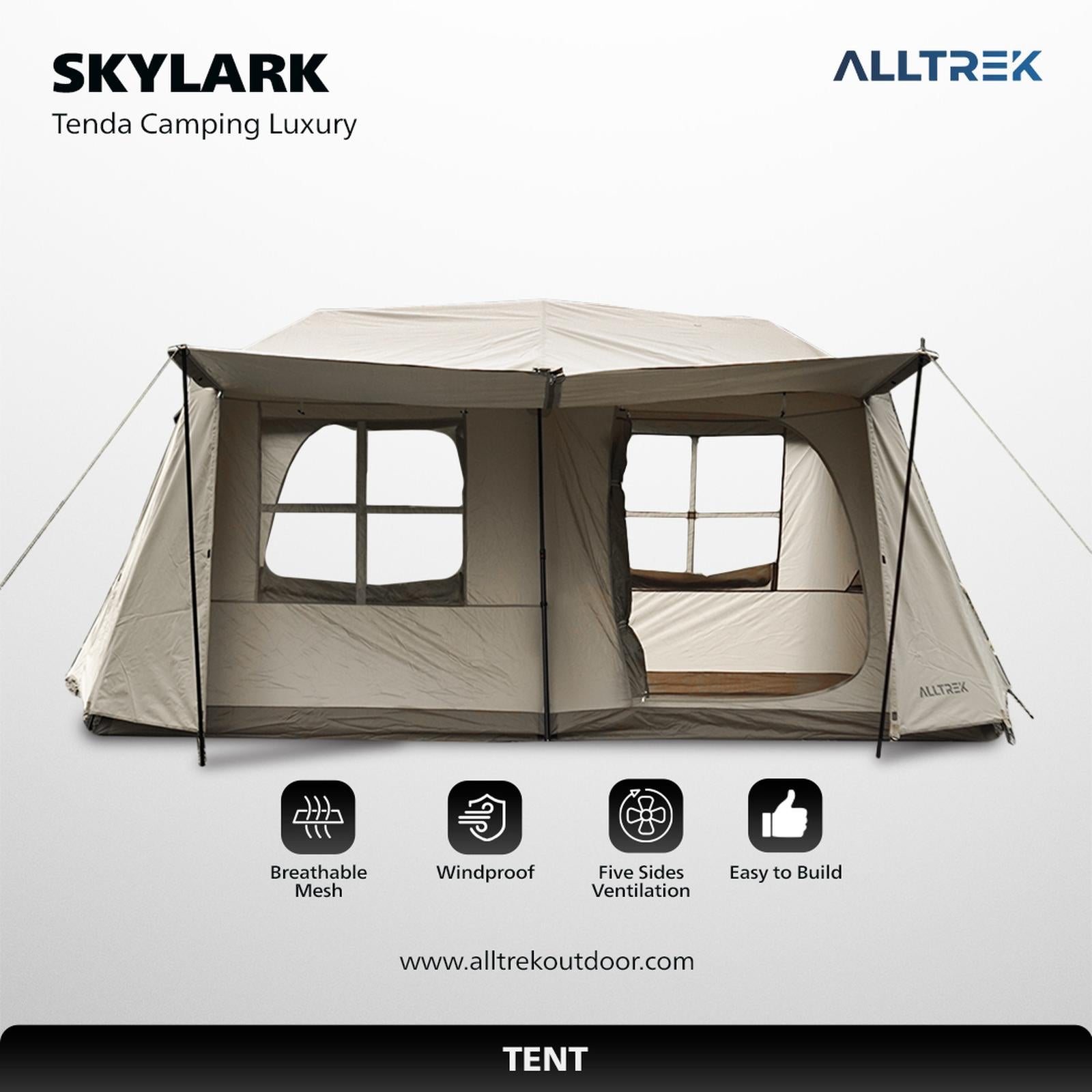 ALLTREK Tenda Skylark 8 person  claranse