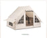 ALLTREK Glamping เต็นท์เต็นท์แคมป์ลมผ้าฝ้ายหรูหรากันน้ำ