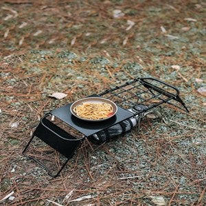 ALLTREK โต๊ะพับขนาดเล็ก ZENWILD โต๊ะตั้งแคมป์ชาตารางพับเก็บได้