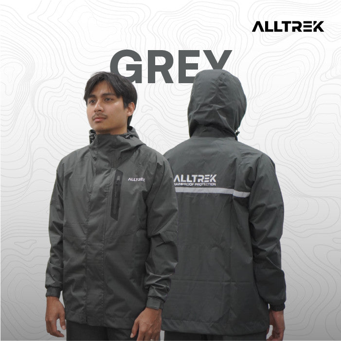 ALLTREK NAVIA Taslan เสื้อกันฝนเสื้อกันฝนกันน้ำกลางแจ้ง