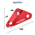 ALLTREK สายรัดเต็นท์หัวเข็มขัดสามเหลี่ยมเชือกลมหนู Flysheet