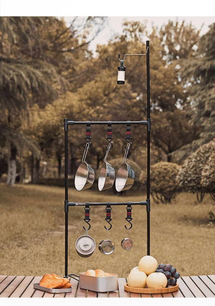 Hanging Rack Tabletop ALLTREK Hanging Rack Tabletop Shelves Rak Gantung Alat Masak Outdoor ...