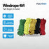 ALLTREK Wind Rope Bold Reflection 4MM Night Light เชือกเต็นท์อเนกประสงค์ - สีแดง