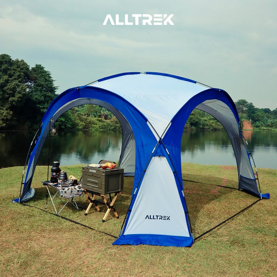 ALLTREK เต็นท์กระโจม Pop Up เต็นท์พักพิงทรงแปดเหลี่ยมกลางแจ้ง