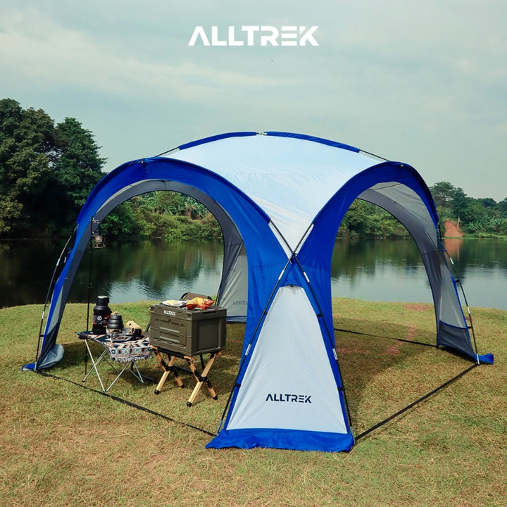 ALLTREK เต็นท์กระโจม Pop Up เต็นท์พักพิงทรงแปดเหลี่ยมกลางแจ้ง