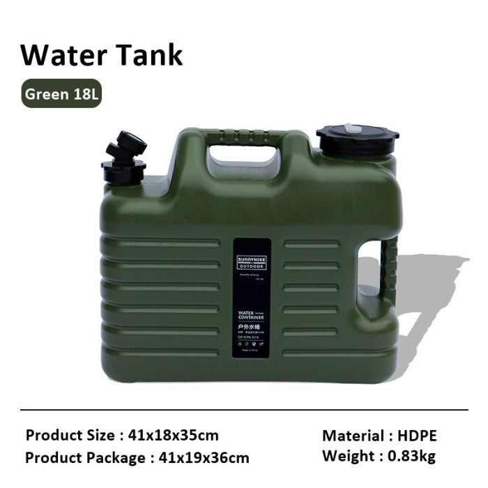 ALLTREK Gallon Water 12-18L WATERA อัพเกรดถังเก็บน้ำความจุขนาดใหญ่ - ทราย 12L