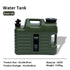 ALLTREK Galon Air 12-18L WATERA Large Capacity Water Tank Upgrade