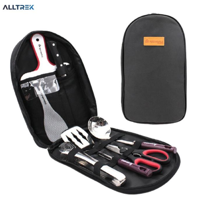 ALLTREK Cooking Set Stainless Steel Outdoor Set Alat Masak Camping