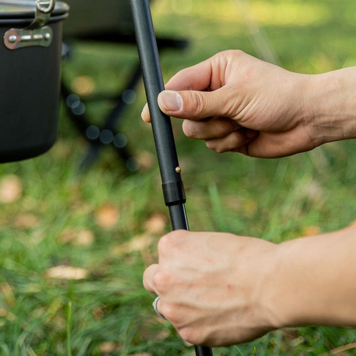 ALLTREK Cooking Tripod Bold Adjustable Hanging Pot Camping Bornfire