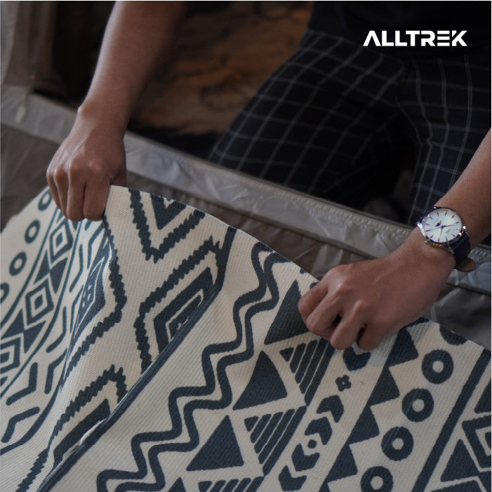 ALLTREK ETHNIC NORDIC พรมปูพื้นผ้าฝ้ายผ้าประตู Aesthetic