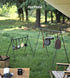 ALLTREK Folding Hanging Rack Barang dan Alat Masak Rak Lipat Outdoor