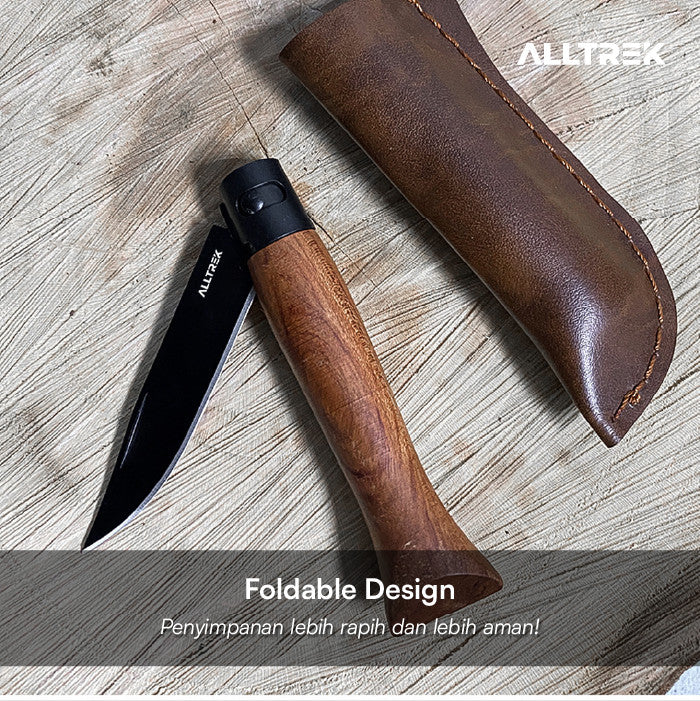 มีดพับกลางแจ้ง ALLTREK ROZES มีดพับเพื่อการอยู่รอด