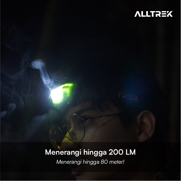 ALLTREK ไฟหน้า CAPTUN Hiking &amp; Camping LED แบบพกพา