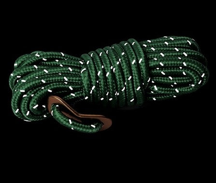 ALLTREK Wind Rope Bold Reflection 4MM Night Light เชือกเต็นท์อเนกประสงค์ - สีแดง