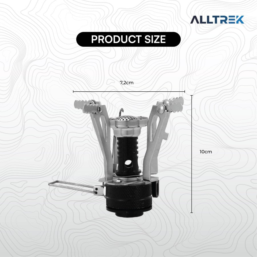 ALLTREK Mini Camping เตา AT-K01BL เตาพับ Ultralight แบบพกพา