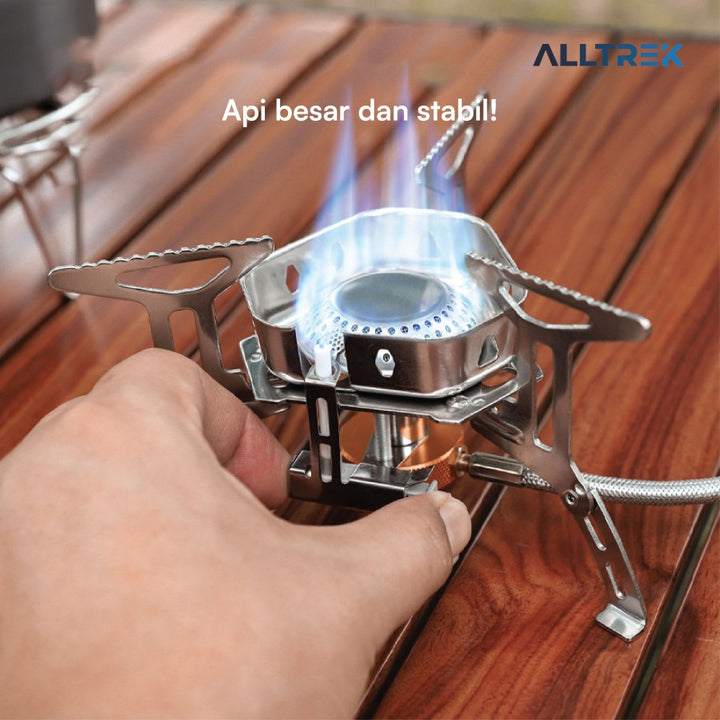 ALLTREK เตาแคมปิ้ง AT-K9910 เตาพับได้แบบพกพากลางแจ้ง