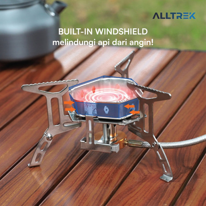 ALLTREK เตาแคมปิ้ง AT-K9910 เตาพับได้แบบพกพากลางแจ้ง