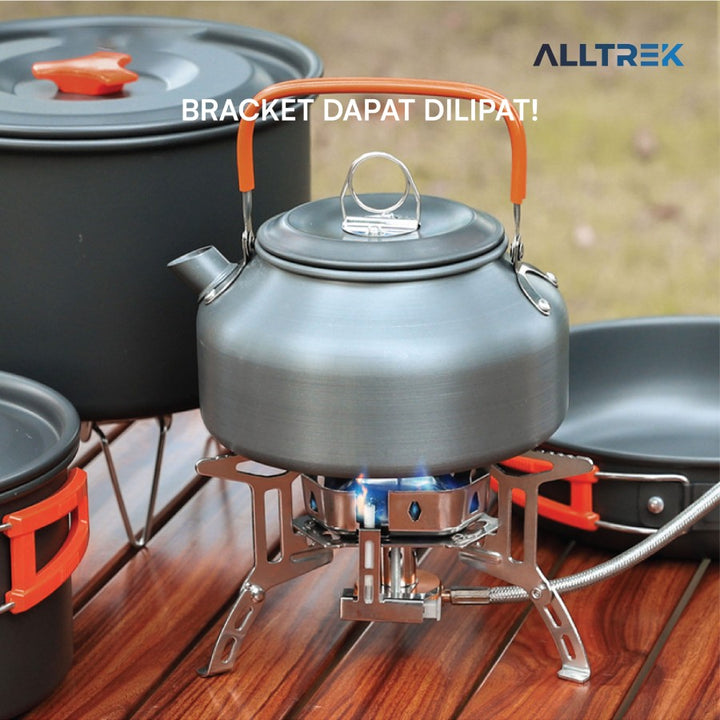 ALLTREK เตาแคมปิ้ง AT-K9910 เตาพับได้แบบพกพากลางแจ้ง