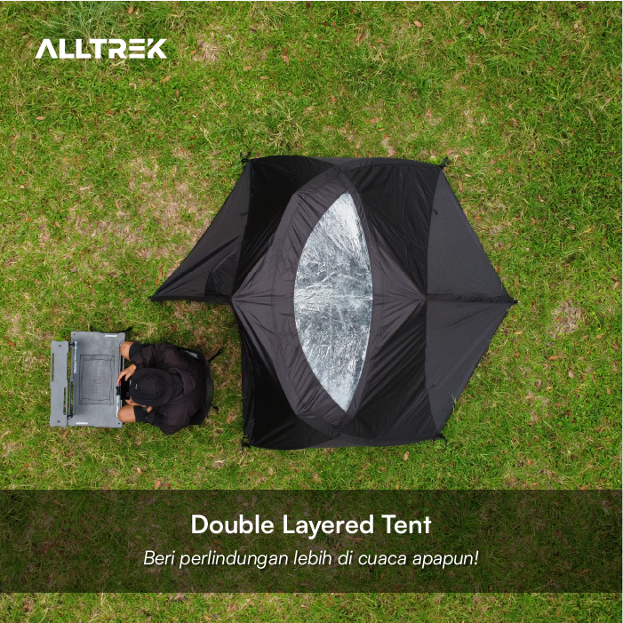 ALLTREK เต็นท์แคมปิ้ง RAPTOR เต็นท์จิงโจ้ 2 ชั้น 1-2 คน