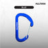 มัลติฟังก์ชั่น ALLTREK C42 อุปกรณ์เสริมคาราบิเนอร์กลางแจ้ง รูปทรง D Basic