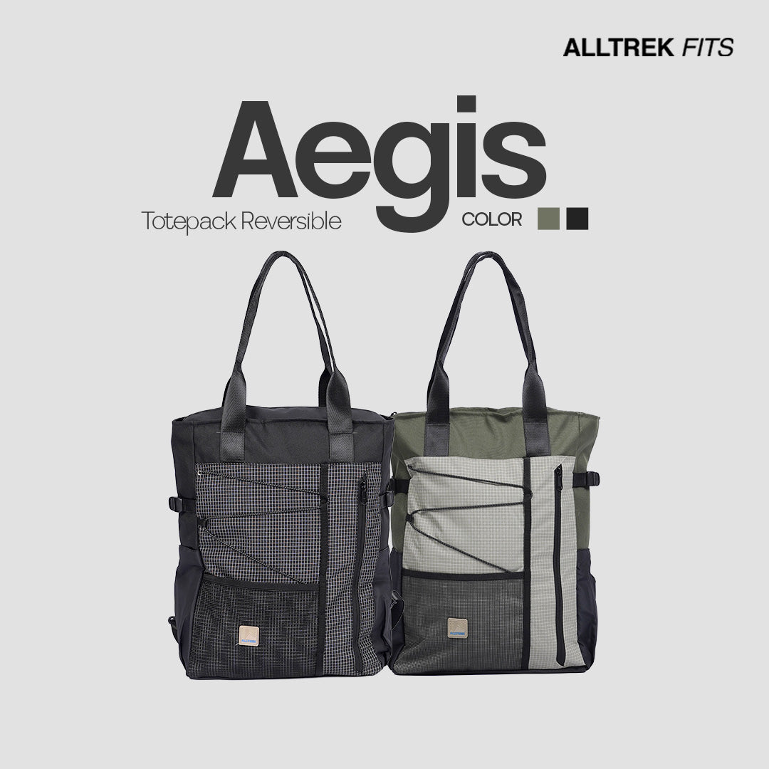 ALLTREK AEGIS Totepack Backpack Totebag Ransel Laptop Tas Jinjing Pria Wanita