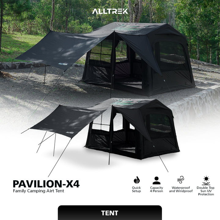 ALLTREK Tenda Angin PAVILION X4 AIR TENT Tenda Camping Inflatable Air Tent
