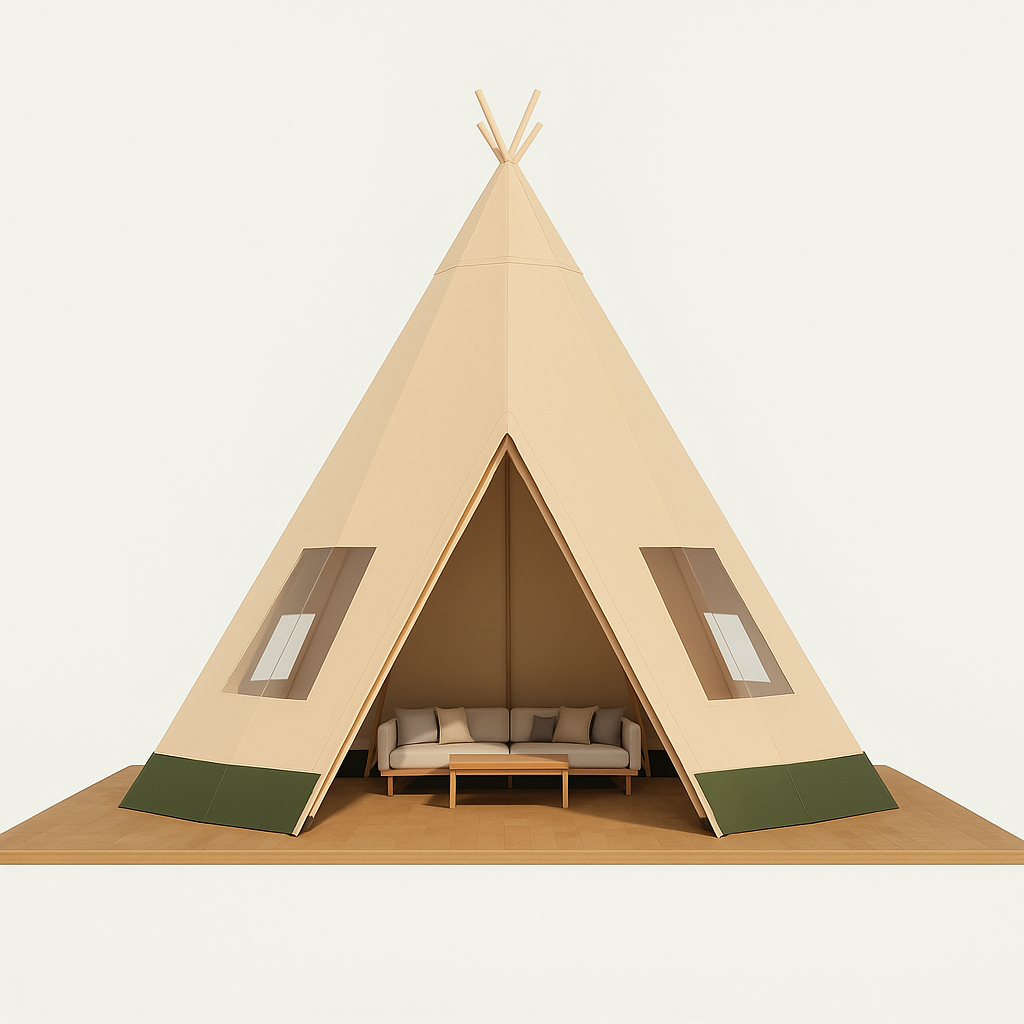 ALLTREK LuxCab HYDRA Tenda Glamping Semi Permanen