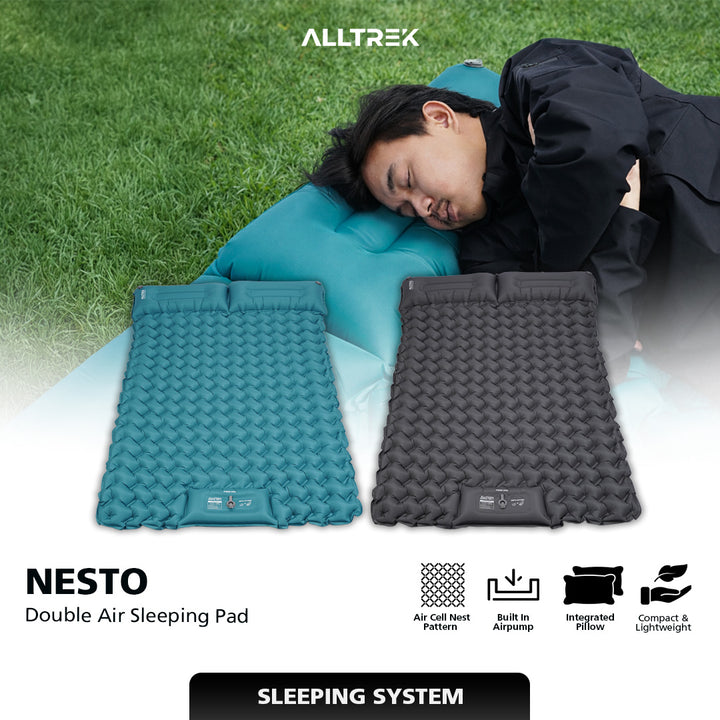 ALLTREK Matras Angin Lipat NESTO Inflatable Sleeping Pad 2 Person