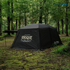 ALLTREK Tenda Camping Tentastic BLACK Outdoor 1 Bedroom + 1 Guest Room