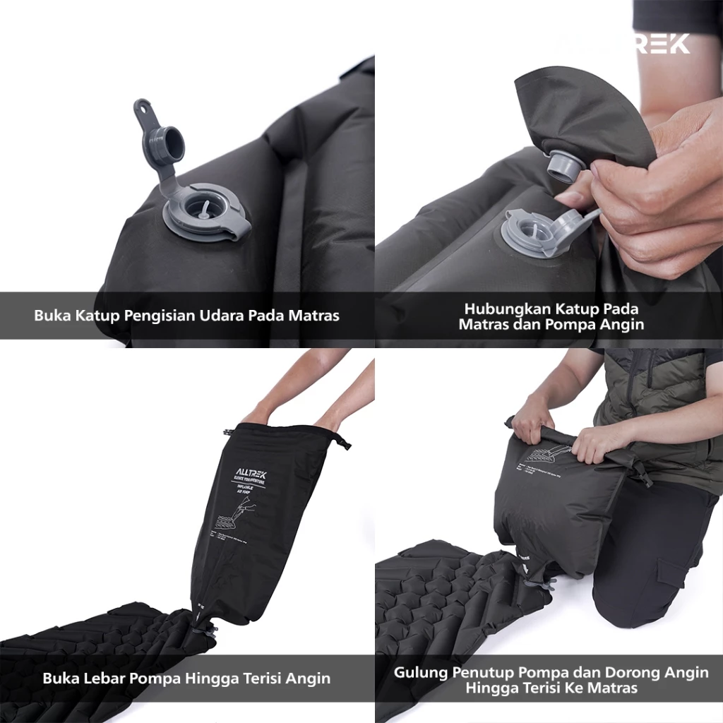 ALLTREK Sleeping Pad ANAPHERDA Pro Matras Angin Camping Hiking Ultralight