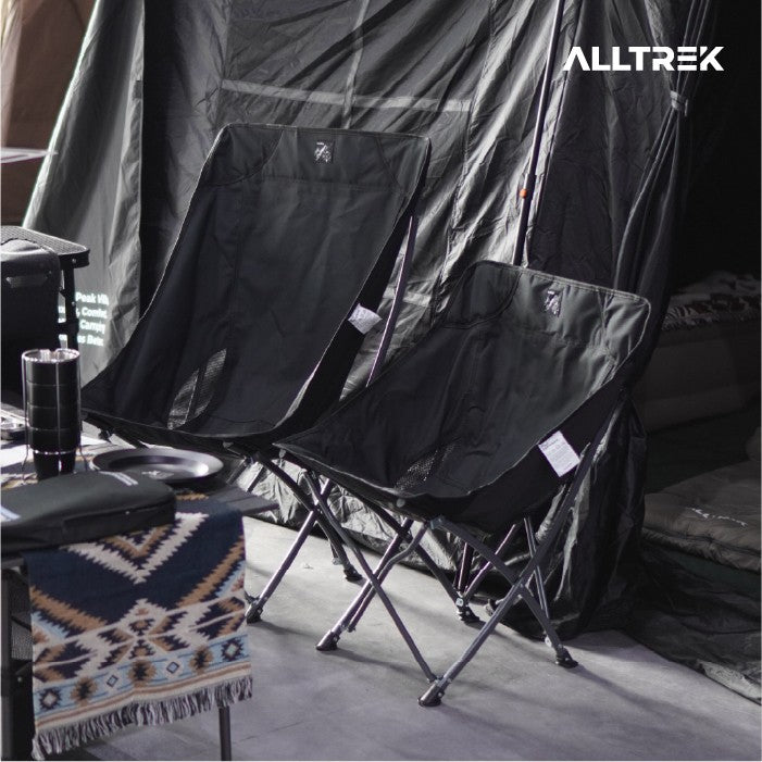 ALLTREK เก้าอี้พับตั้งแคมป์ NOMAD เก้าอี้พับกลางแจ้งทรงพระจันทร์