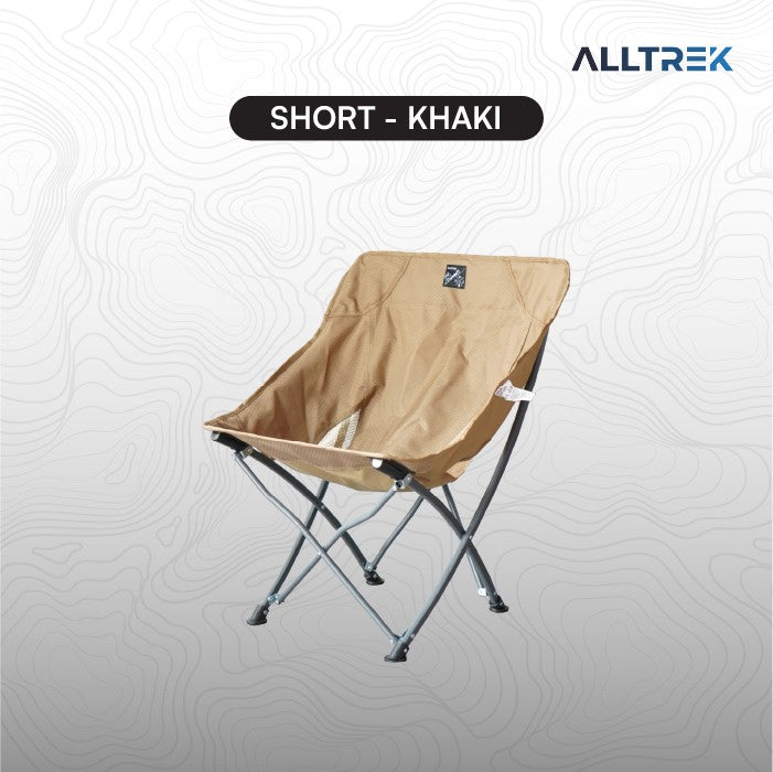 ALLTREK เก้าอี้พับตั้งแคมป์ NOMAD เก้าอี้พับกลางแจ้งทรงพระจันทร์