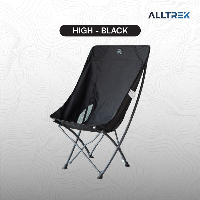 ALLTREK เก้าอี้พับตั้งแคมป์ NOMAD เก้าอี้พับกลางแจ้งทรงพระจันทร์