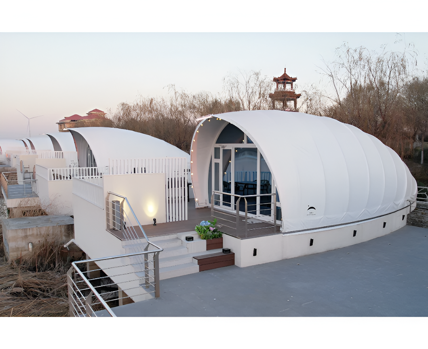 ALLTREK LuxDome AQUARIUS Tenda Glamping Semi Permanen