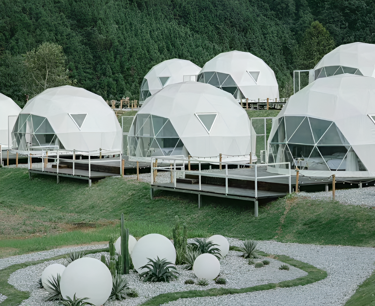 ALLTREK LuxDome SIRIUS Small Tenda Glamping Semi Permanen