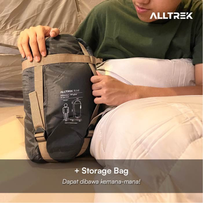 ALLTREK ถุงนอน RUMI กลางแจ้งแบบพกพา Camping ผ้าห่มนอน