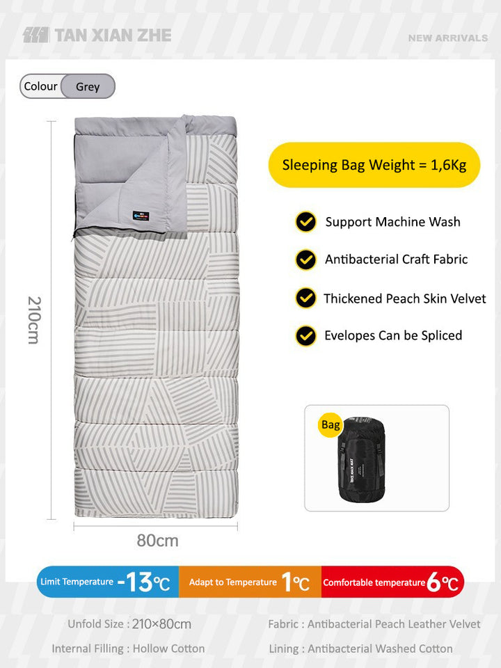 ALLTREK Sleeping Bag RUMI PATTERN Envelope Single Portable Outdoor
