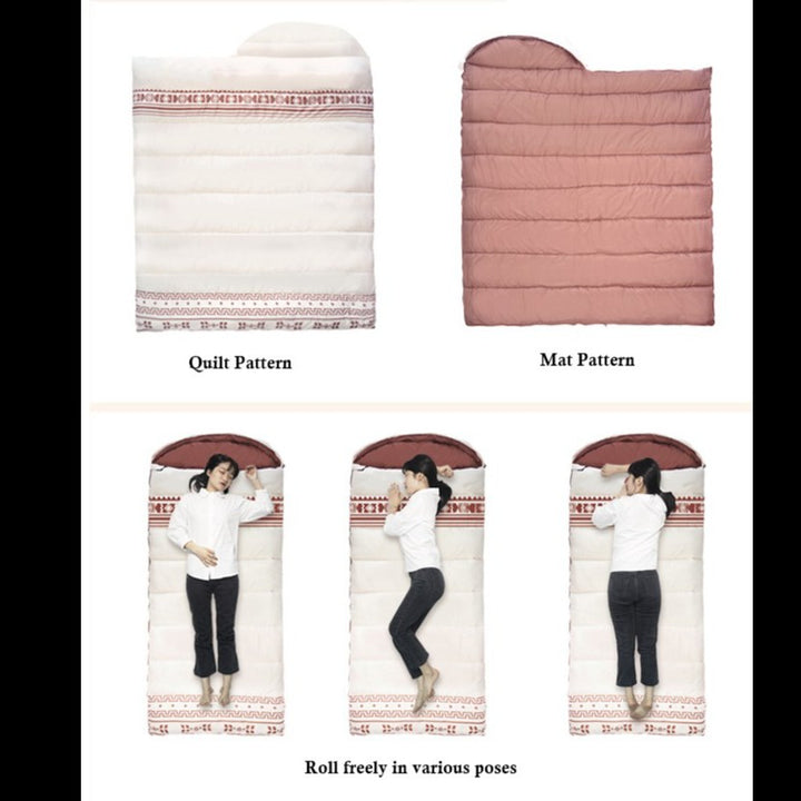 ALLTREK Sleeping Bag RUMI ETHNIC Envelope Single Portable Outdoor