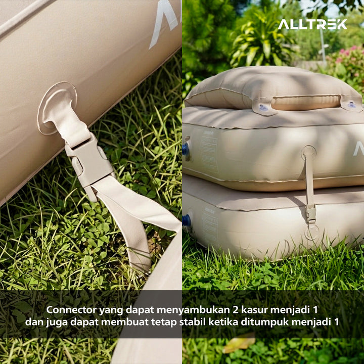 ALLTREK Kasur Angin Expandable GRANDE 3in1 Air Mattress Connectable Camping Outdoor Portable