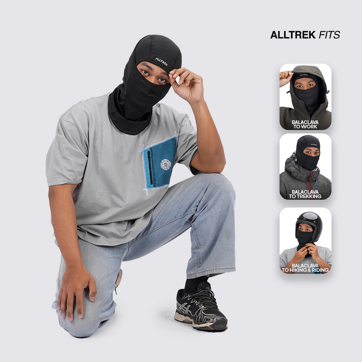 ALLTREK Masker BALACLAVA Masker Full Face Motor Outdoor Airflow System Multifuction
