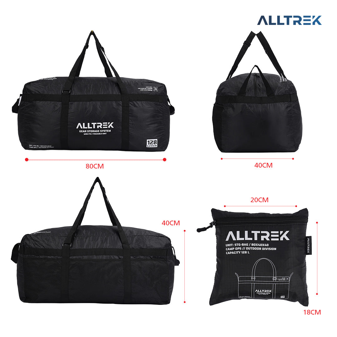 ALLTREK Tas Storage Lipat 128L Tas Camping Travel Serbaguna Water Repellent