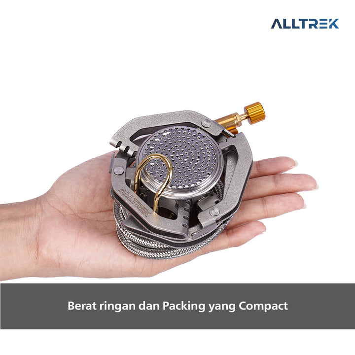 ALLTREK Kompor Lipat Hiking Ringan VULKAN Compact Ultra Light Hiking Stove