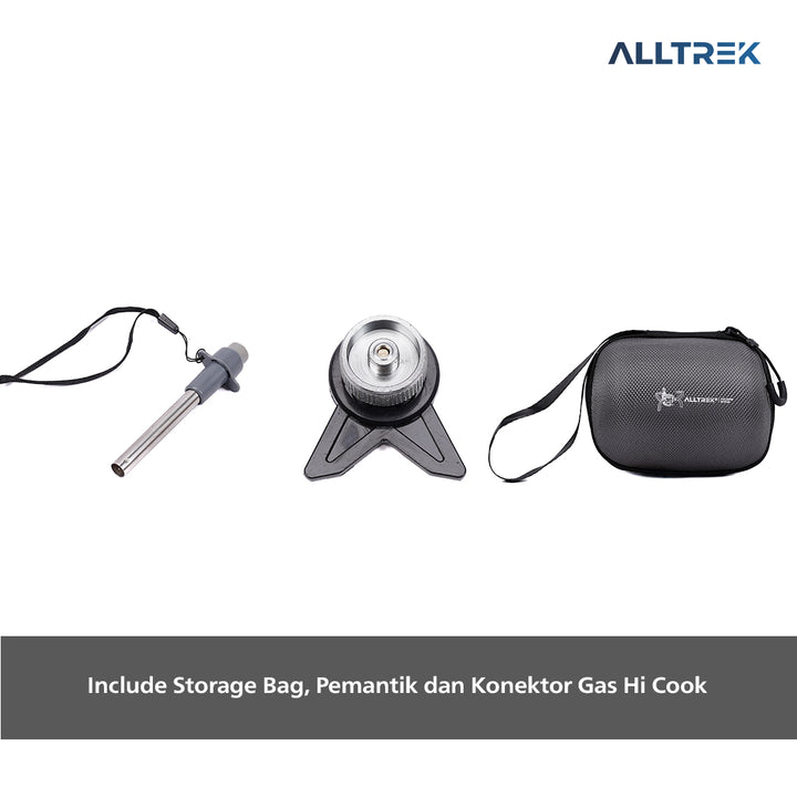ALLTREK Kompor Lipat Hiking Ringan VULKAN Compact Ultra Light Hiking Stove