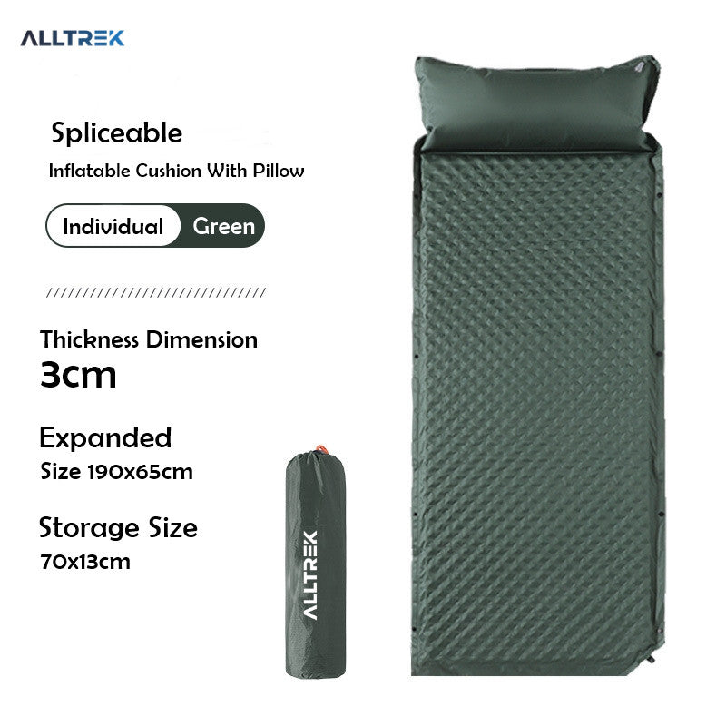 ที่นอนเป่าลม ALLTREK เบาะรองนอนกลางแจ้งสำหรับตั้งแคมป์