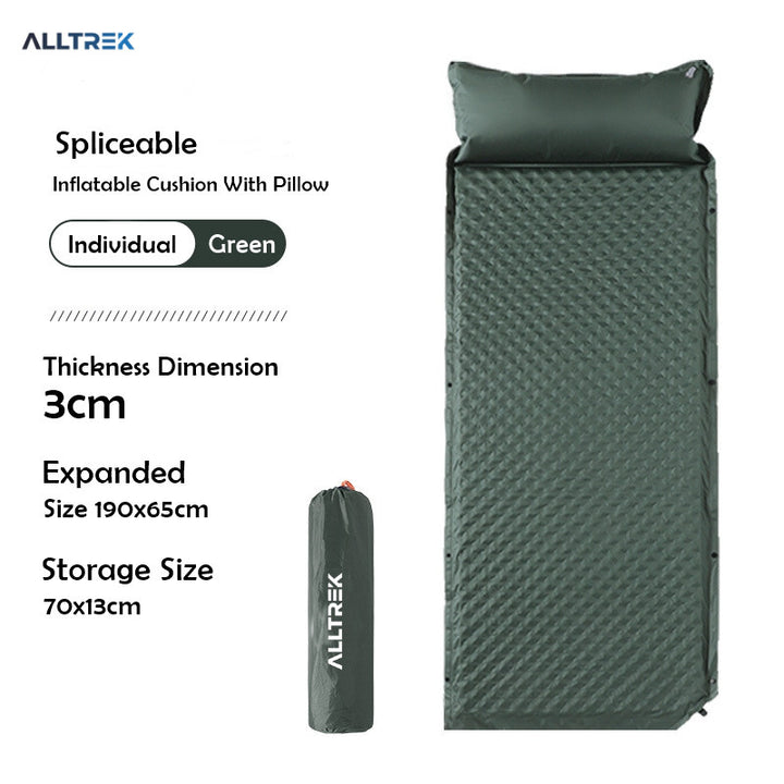 ที่นอนเป่าลม ALLTREK เบาะรองนอนกลางแจ้งสำหรับตั้งแคมป์
